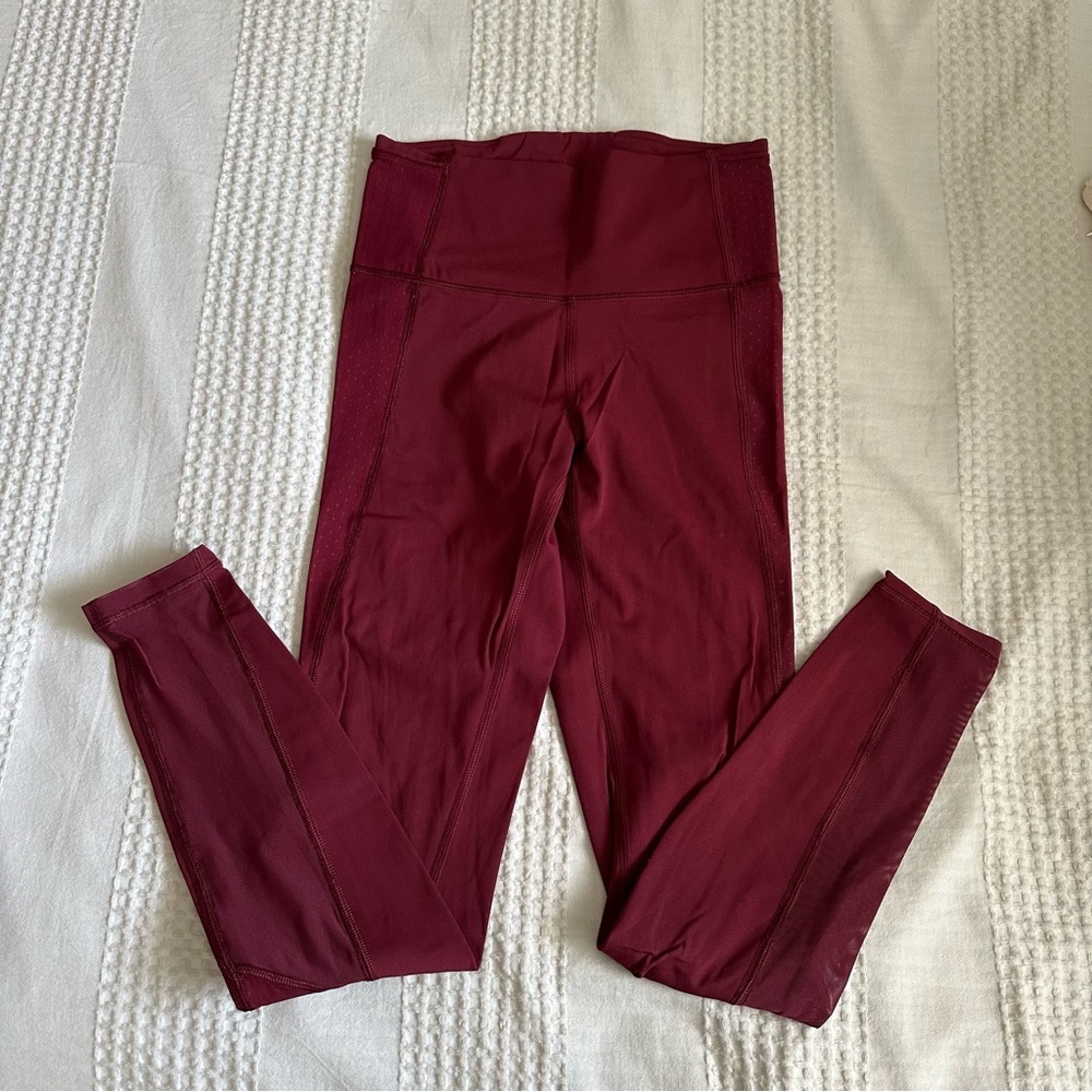 Lululemon Red Leggings